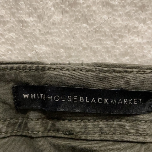 White House Black Market “The Slim Crop” cargo style pants woman’s size 2 - Picture 7 of 12